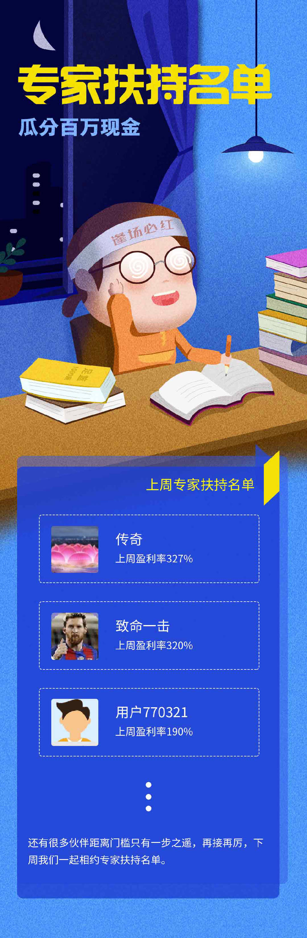 第四期专家扶持奖励名额